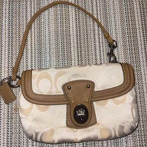 Vintage coach wristlet